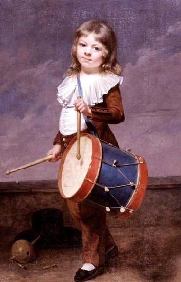 Martin  Drolling Portrait of the Artist-s Son as a Drummer Spain oil painting art